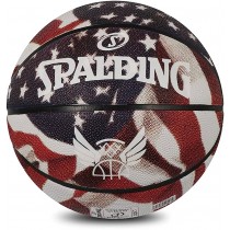 BASKETBALL SPALDING TREND STARS STRIPES ( 5 SIZE) (RUBBER)